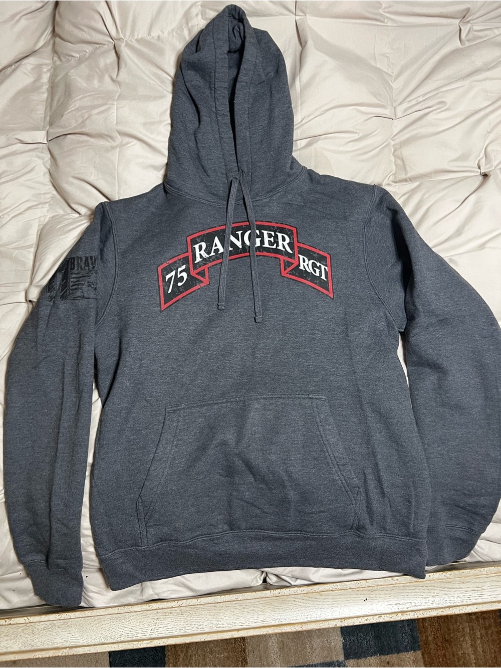 Port and Company Charcoal Gray RANGER 75 RGT Pullover Hoodie